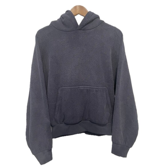 YEEZY GAP UNRELEASED - H09 Polar Fleece Regular Fit Hoodie Navy - Men's Size XS - Picture 2 of 5